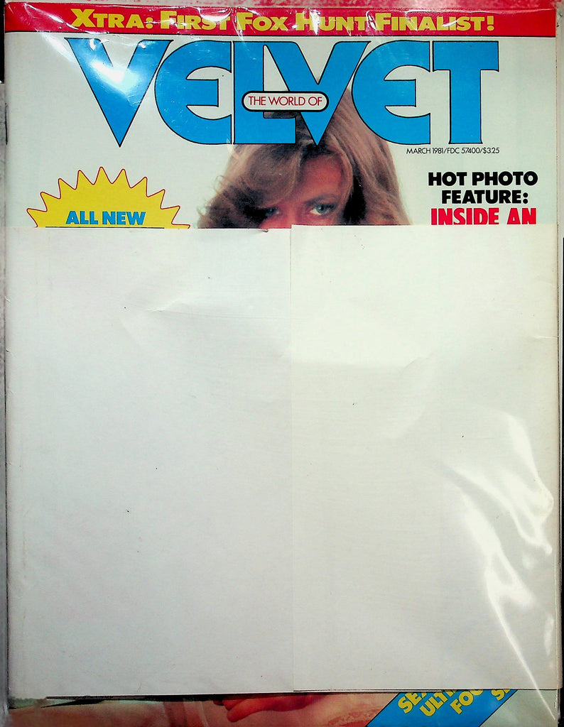 Velvet Magazine  LA Swing Club / First Fox Hunt Finalist!  March 1981    123025lmp