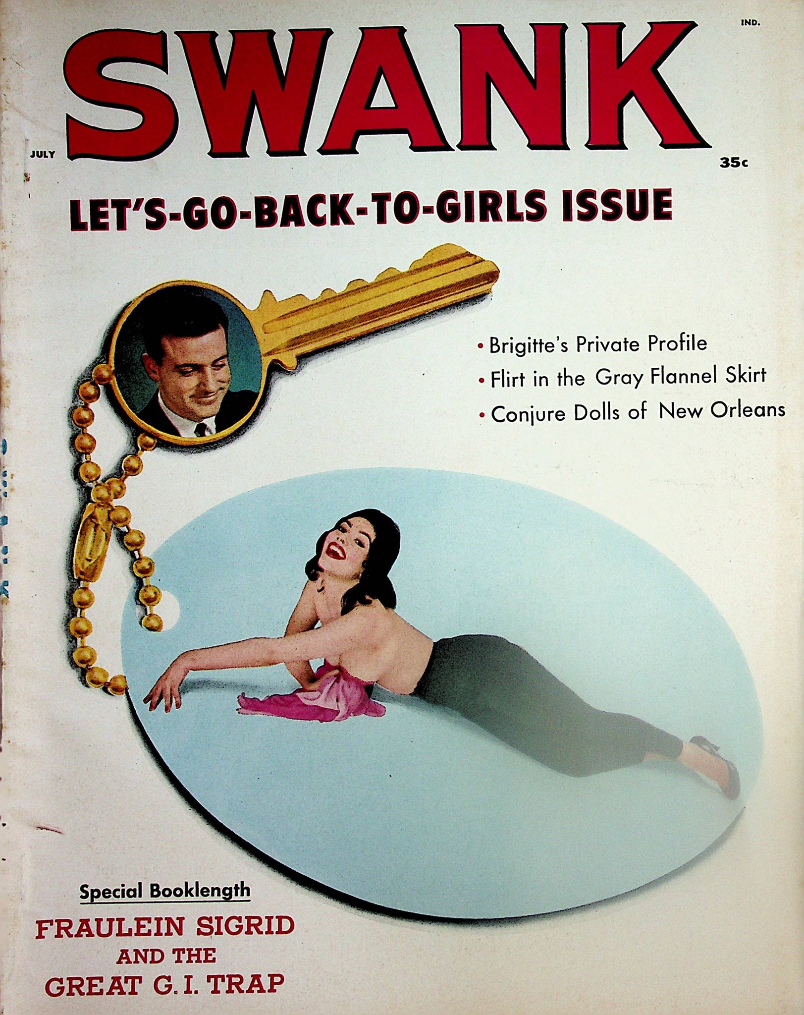 Swank Magazine Let's-Go-Back-To-Girls Issue/ Brigitte Bardot / Frank S ...