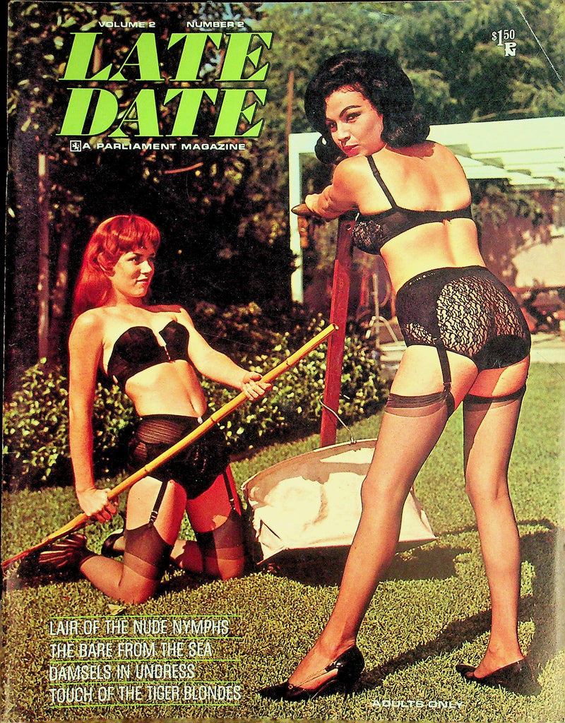 Late Date Magazine  Lair Of The Nude Nymphs / Damsels In Undress  vol.2 #2  1964 Parliament Publication    060326lmp-GSC