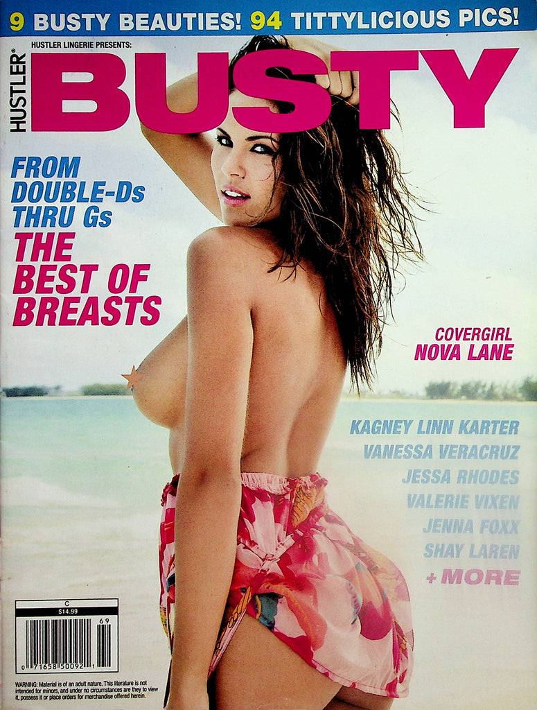 Hustler Busty Magazine  The Best Of Breasts - Covergirl Nova Lane / ShayLaren     041824lm-p