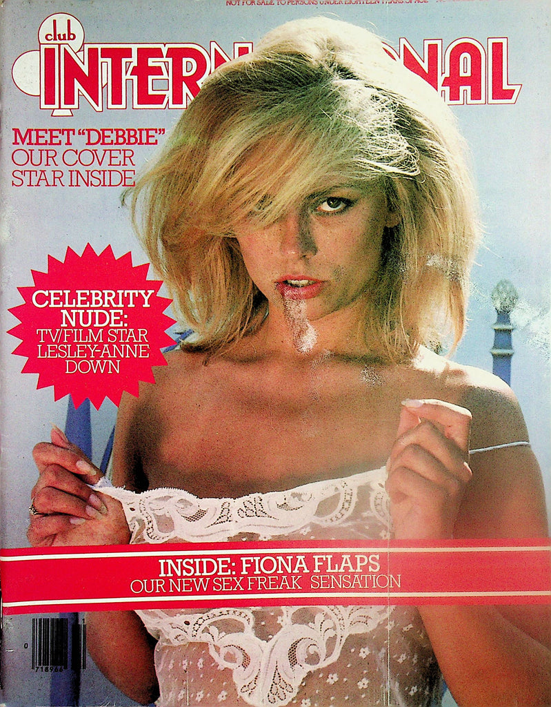 Club International Magazine  Celebrity Nude Lesley-Anne Down / Fiona Flaps Sex Freak Sensation   November 1979   Paul Raymond   101224lm-p