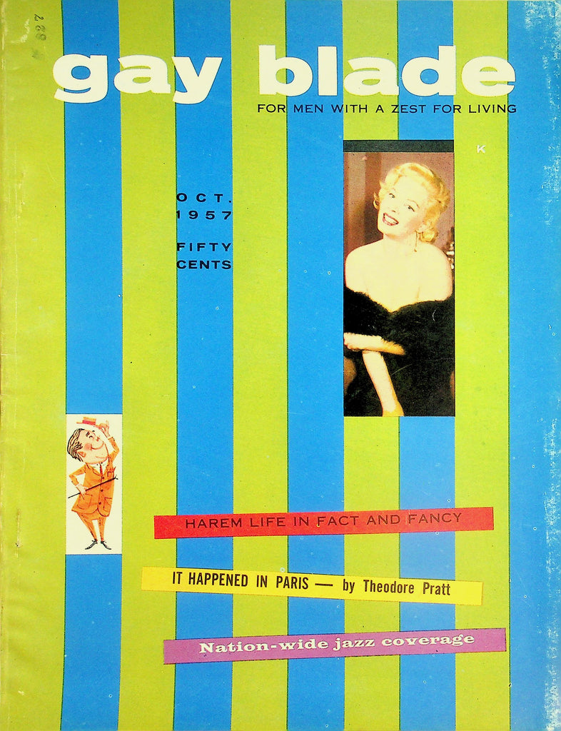 Gay Blade Magazine  Girl In The Pink  October 1957     061626lmp-GSC
