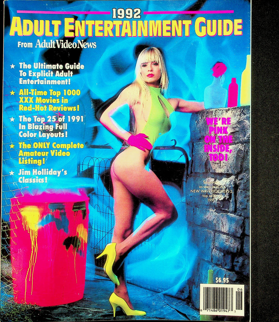 Adult Entertainment Guide 1992 Magazine Covergirl Savannah - Over 200 Pages!  062726lmp-GSC