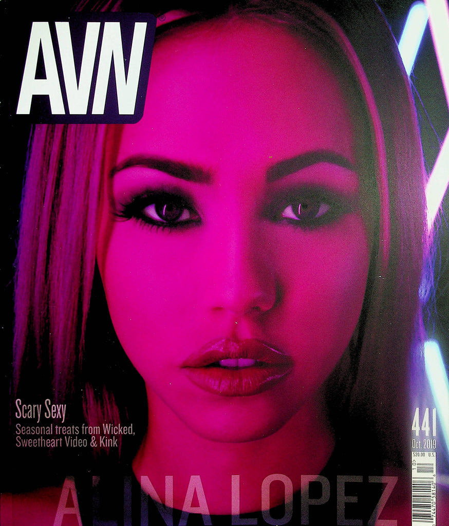 AVN Adult Video News Over-Sized  Magazine  Alina Lopez  #441  October 2019    061924lm-p