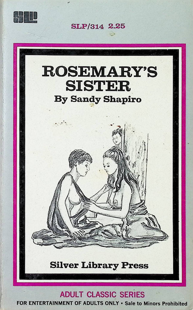 Rosemary's Sister by Sandy Shapiro SLP314 1975 Silver Library Press Adult Paperback Novel -112024AMP