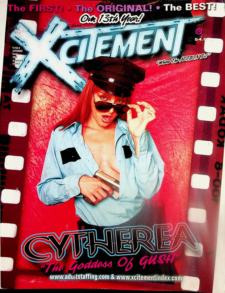 Xcitement Magazine  "Where The Action Is!"  Covergirl Goddess Cytherea  June  2005  092324lm-p