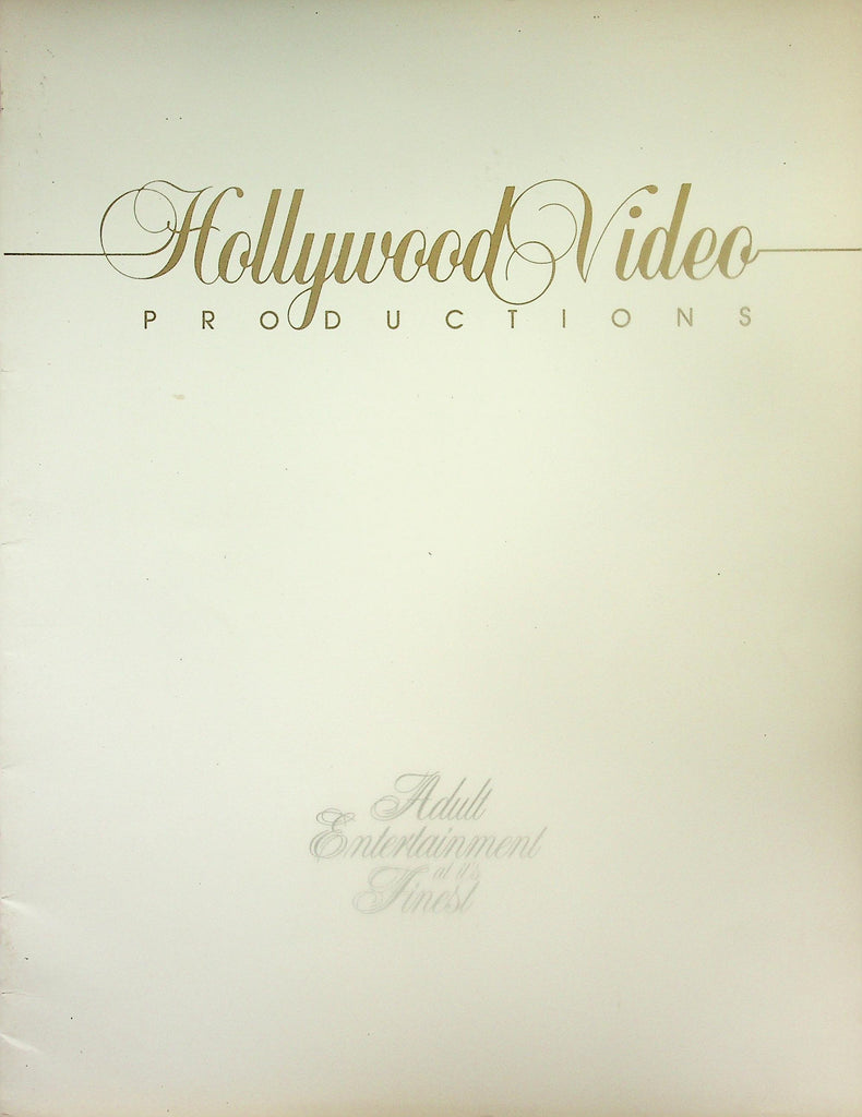 Hollywood Video Productions Catalog   Christy Canyon, Seka, Ginger Lynn & More!  1985       120325lmp