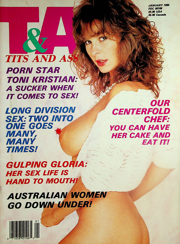 T&A Tits And Ass Magazine   Porn Star Toni Kristian January 1990   101124lm-p
