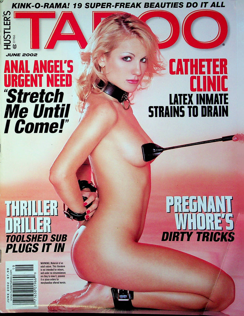 Hustler's Taboo Magazine Anal Angel & Catheter Clinic June 2002 061323RP