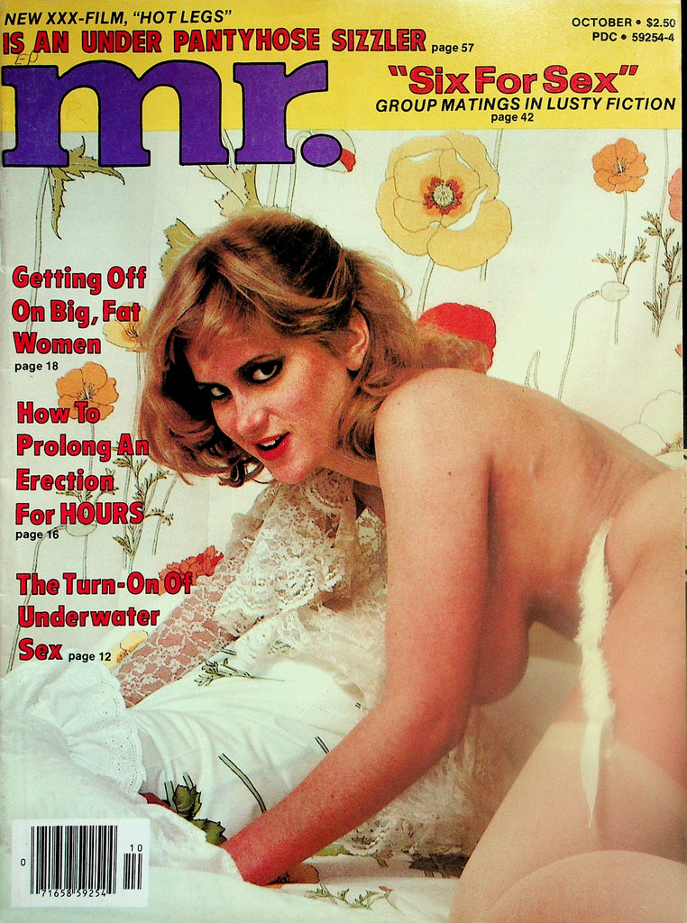 Mr. Magazine  "Hot Legs" How To Prolong An Erection For Hours  October 1980      120425lmp