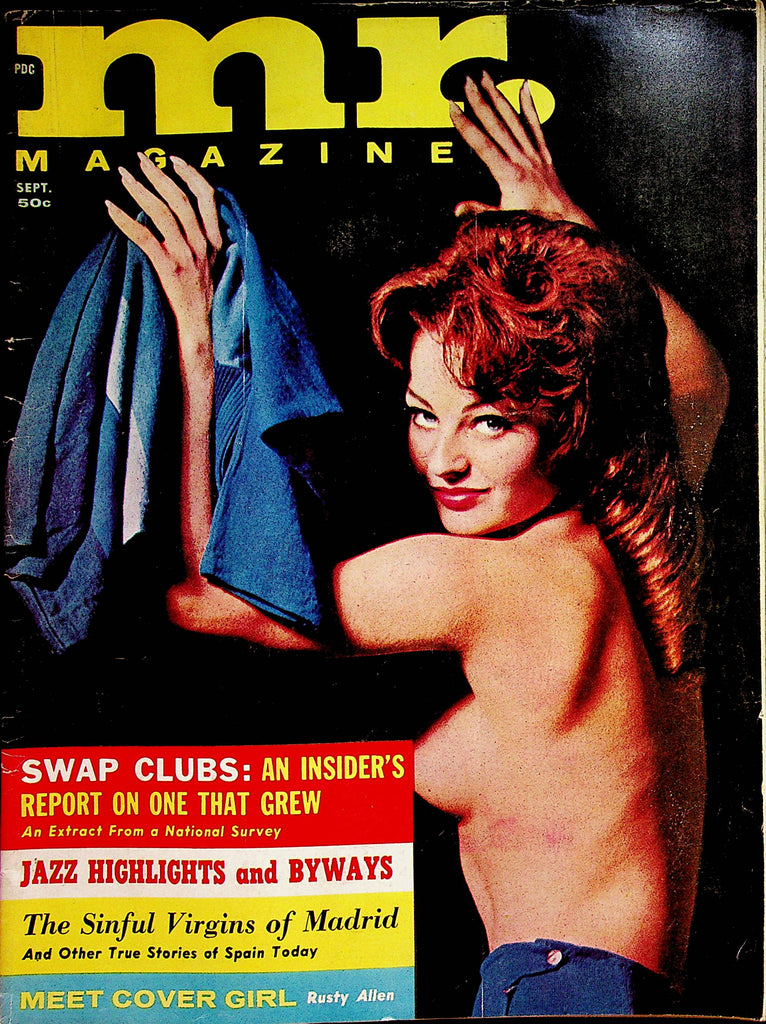 Mr. Vintage Magazine  Covergirl Rusty Allen  September 1963  051323lm-p2