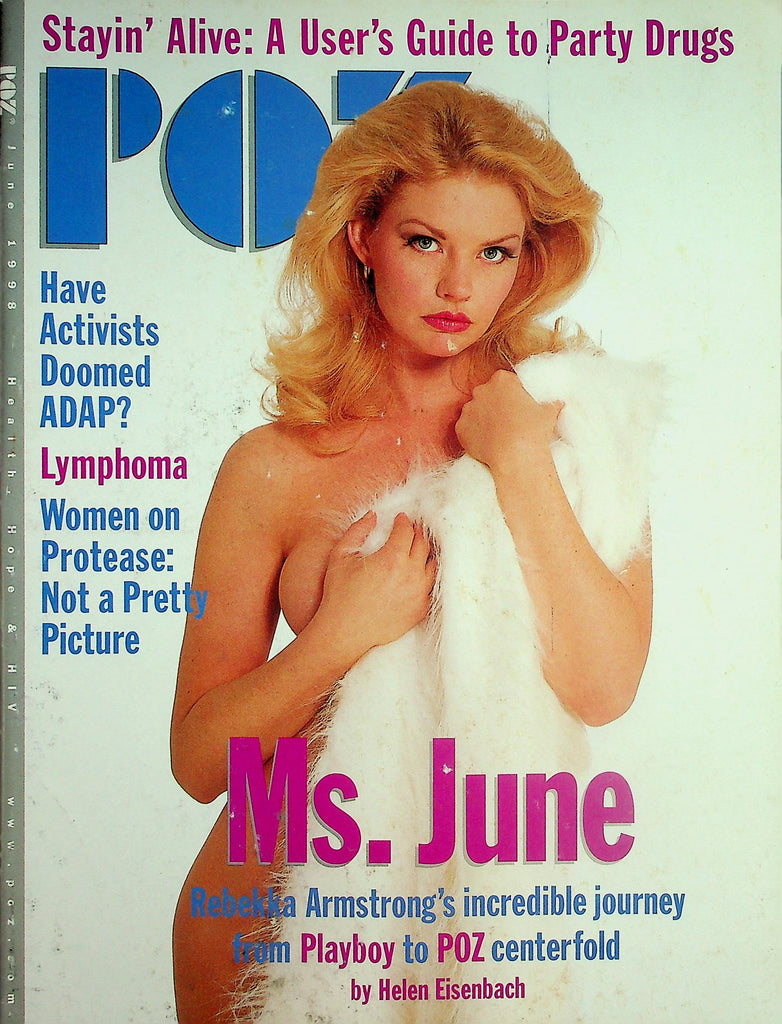 Poz Magazine   Ms. June Rebekka Armstrong From Playboy To Poz Centerfodld  June 1998     032426lmp