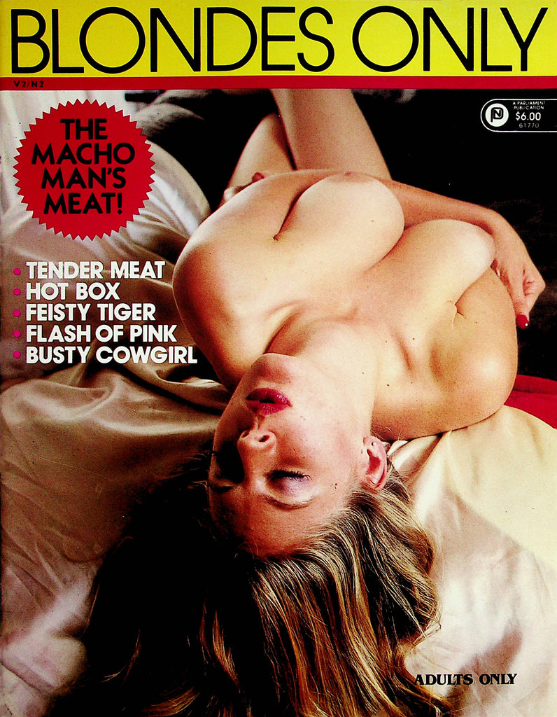 Blondes Only Magazine  Feisty Tiger/ Busty Cowgirl  vol.2 #2  1982 Parliament Publication   071823lm-p2