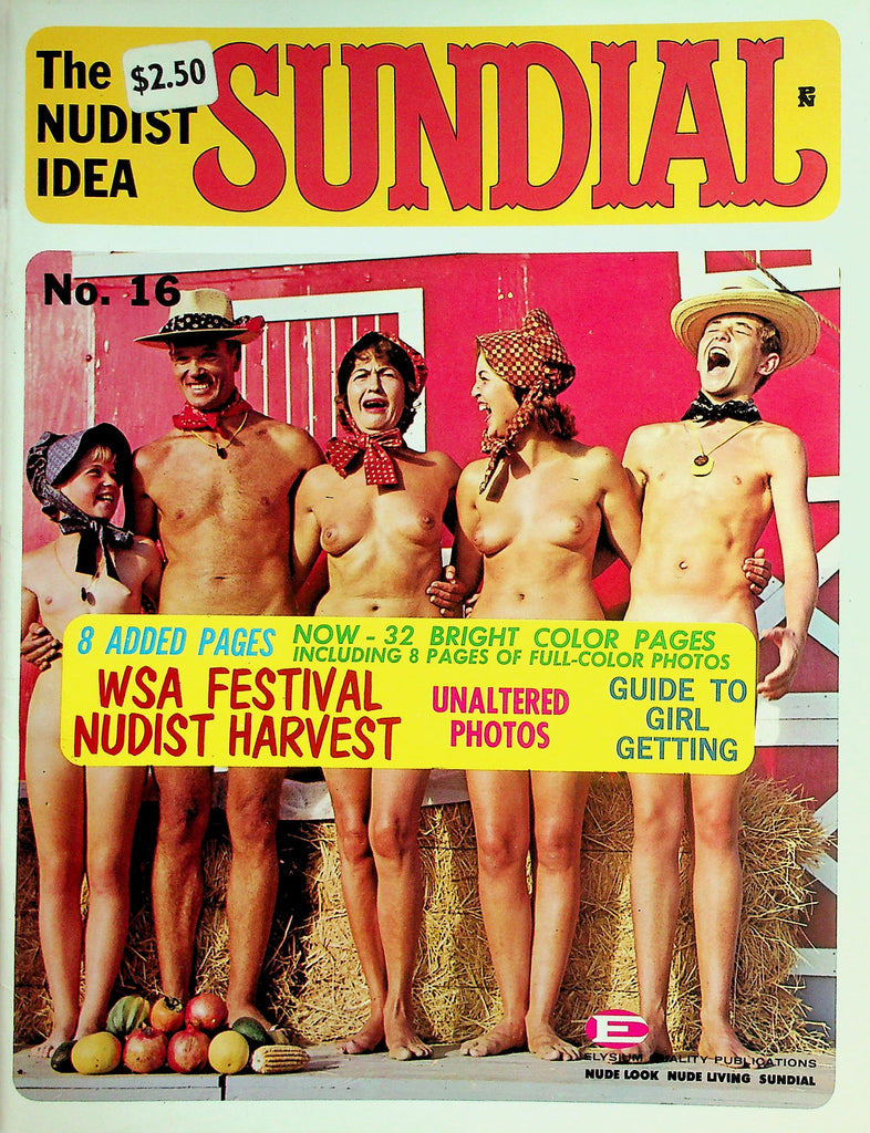Sundial Nudist Scene Magazine  WSA Nudist Festival Harvest / Guide To Girl Getting  #16  1964   071026lmp-GSC
