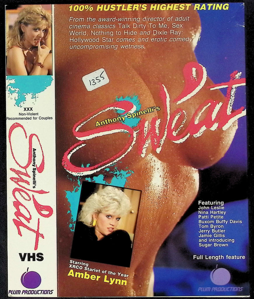 Sweat with Amber Lynn John Leslie Nina Hartley Adult VHS Plum Productions 051826AKVHS