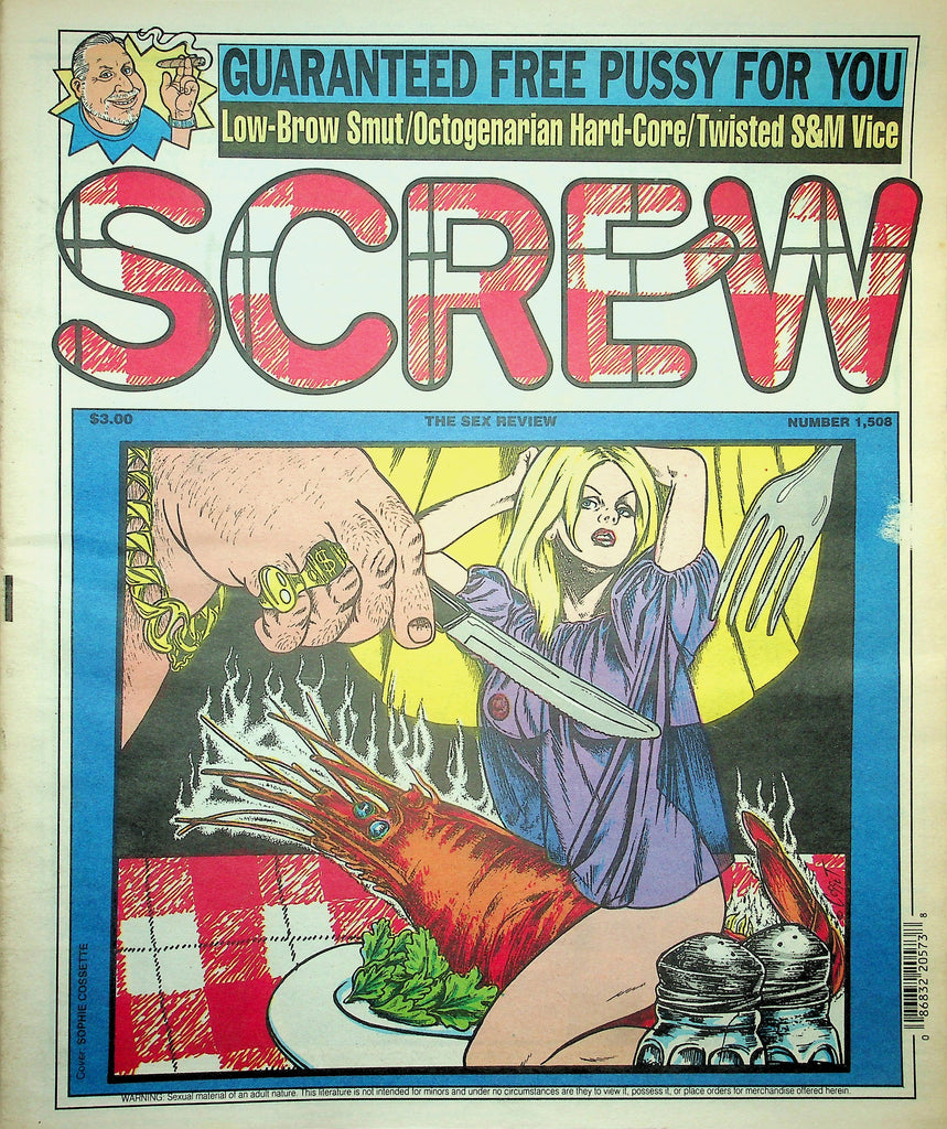 Screw Newspaper  Guaranteed Free Pussy For You!    #1508  January 26, 1998   010526lmp