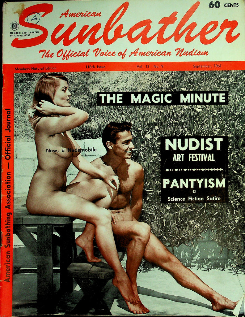 American Sunbather Magazine  Nudist Art Festival / Pantyism  September 1961  091226lmp-GSC