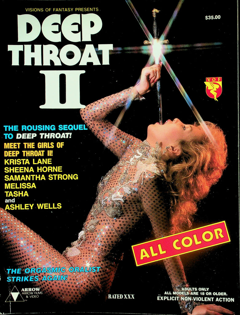 Deep Throat II Magazine  Krista Lan, Sheena Horne, Samantha Strong & More!  1980's   060526lmp-GSC