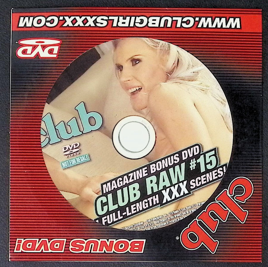 club Magazine Bonus DVD Club Raw #15 Adult DVD 121725AKDVD-B12