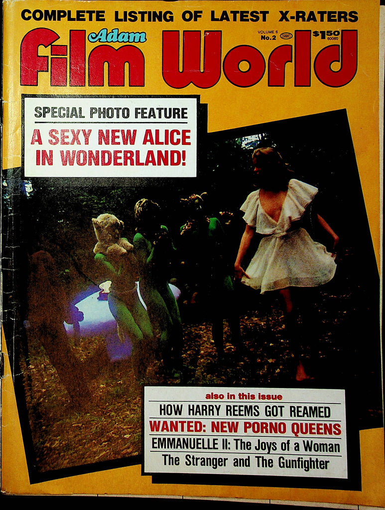 Adam Film World Magazine   A Sexy Alice In Wonderland!  vol.6 #2  1976      051023lm-p