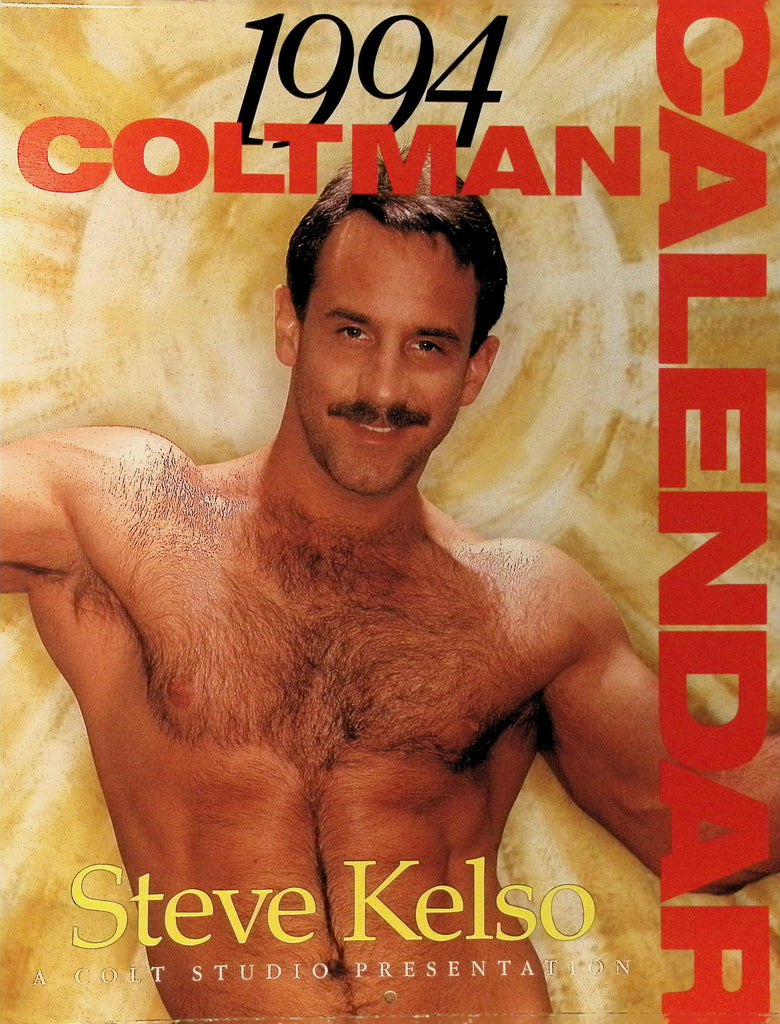 Steven Kelso 1994 Colt Man Colt Studio Production Steve Kelso Wall Calendar Gay Man Interest 041326AMP