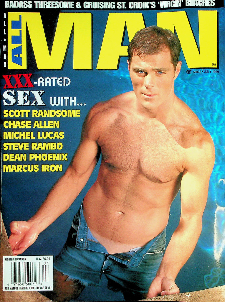 All Man Gay Magazine  XXX-Rated Sex With... Scott Randsome, Chase Allen, Steve Rambo & More!  July 1999    041726lmp