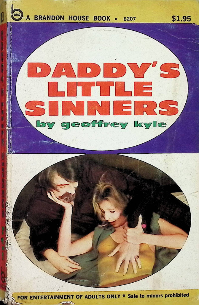 Daddy's Little sinners by Geoffrey Kyle Brandon House Book 6207 1971 Adult Erotic Paperback Novel-060324AMP