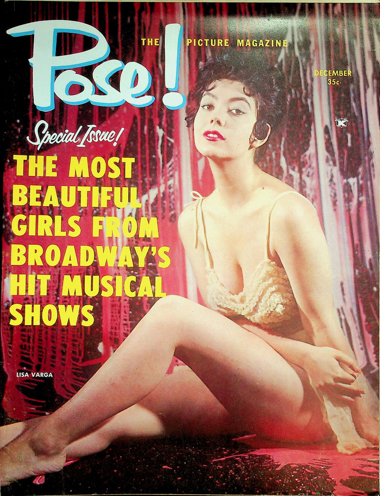 Pose! Magazine  Special Issue!  Lisa Varga - Most Beautiful Girls From Broadway's Hit Musical Shows  December  1960's    052626lmp-GSC