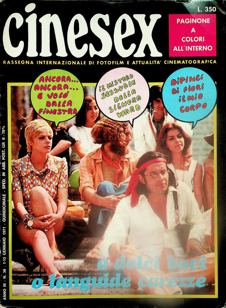 Cinesex Italian International Magazine  Centerfold Girl Marisa Solinas   #30 1969     120425lmp