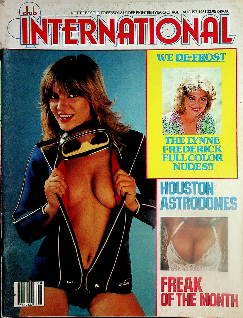Club International Magazine  Lynne Frederick Nudes / Houston Astrodomes  August 1981   032524lm-p