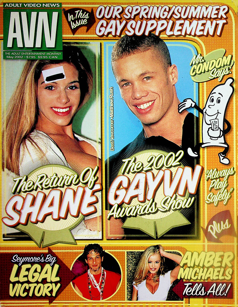 AVN Adult Video News Magazine  The Return Of Shane / The 2002 Gayvn Awards Show  May 2002     062724lm-p
