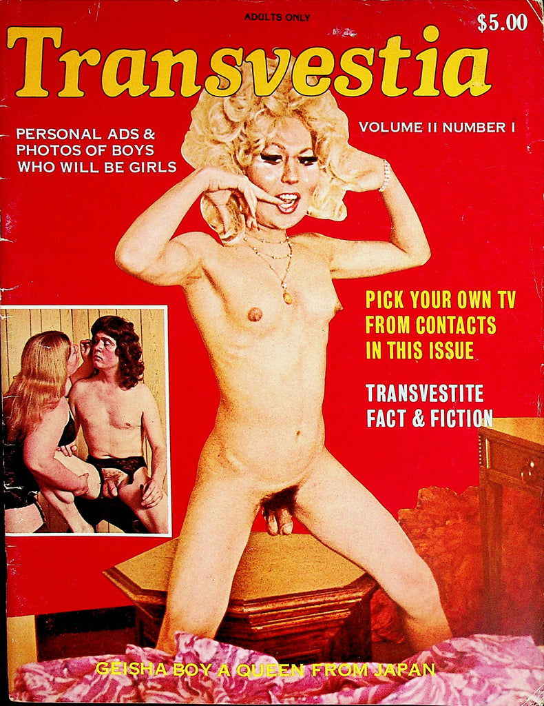 Transvestia Magazine  Geisha-Boy A Queen From Japan vol.II #1  1970's    011624lm-p2