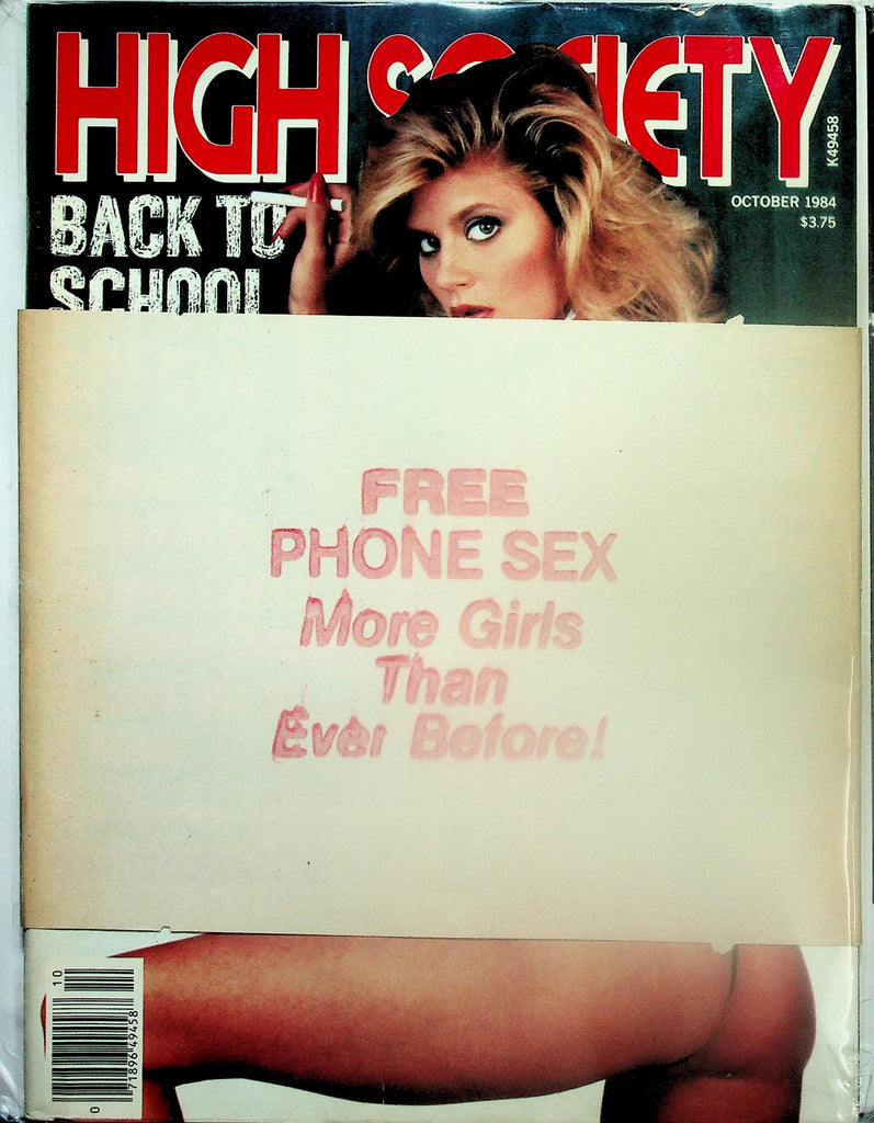 High Society Magazine  Ginger Lynn   October 1984    112925lmp