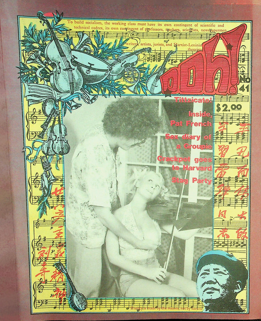 Ooh! Adult Newspaper Magazine  Tittzicato! Music Lesson / Sex Diary Of A Groupie  #41  1970's  090126lmp2-GSC