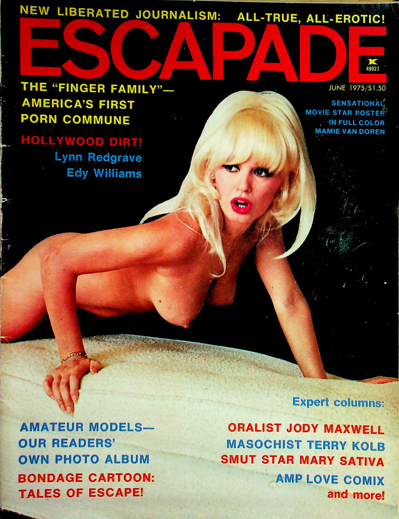 Escapade Magazine  Hollywood Dirt! Lynn Redgrave & Edy Williams / First Porn Commune  June 1975    040326lmp