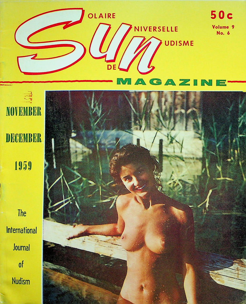 Sun Nudist Magazine   Why I Am A Nudist  vol.9 #6  November 1959    010326lmp