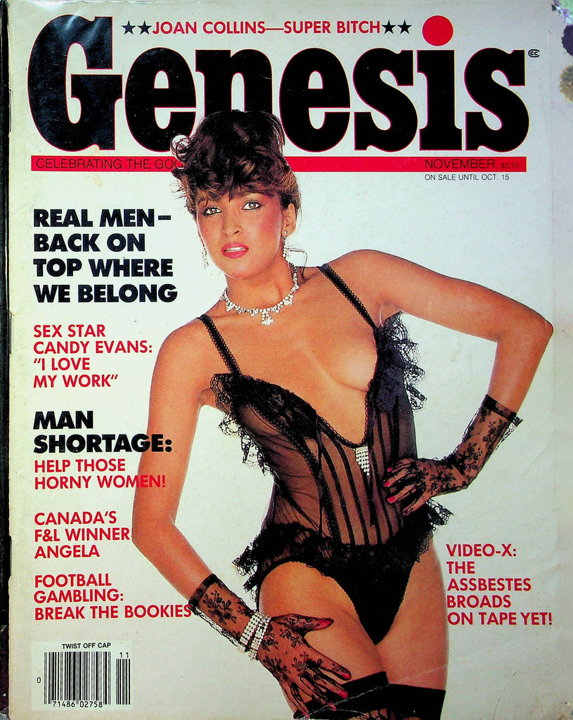 Genesis Magazine Candy Evans November 1986 091323RP