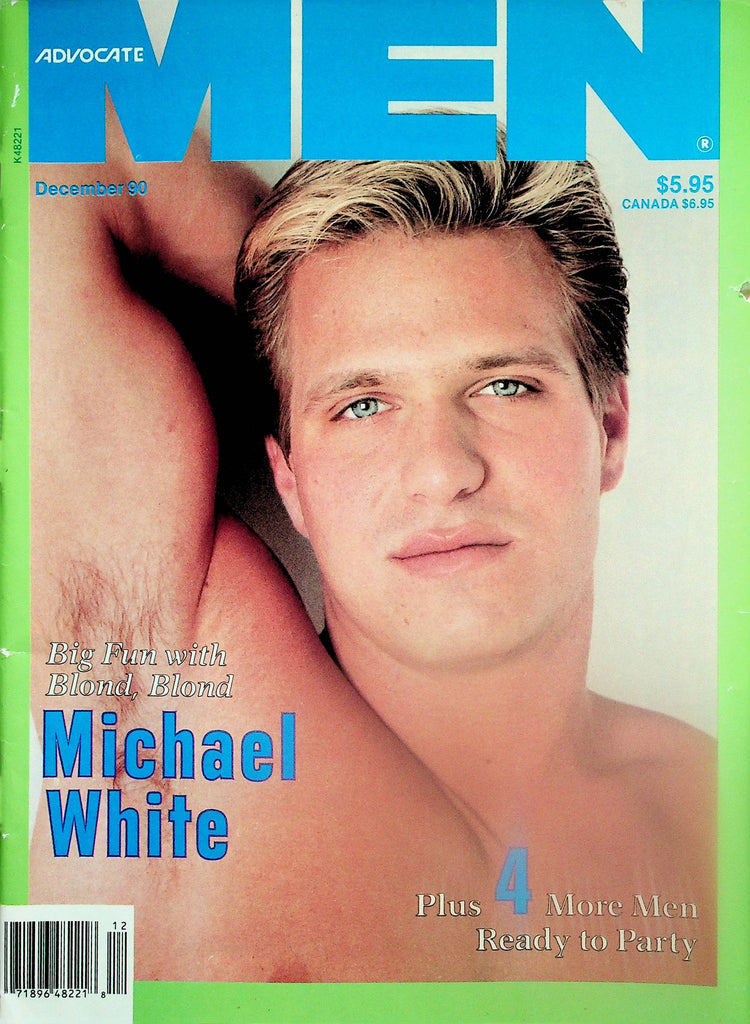 Advocate Men Gay Magazine  Cover Guy Michael White  December 1990    072525lm-p