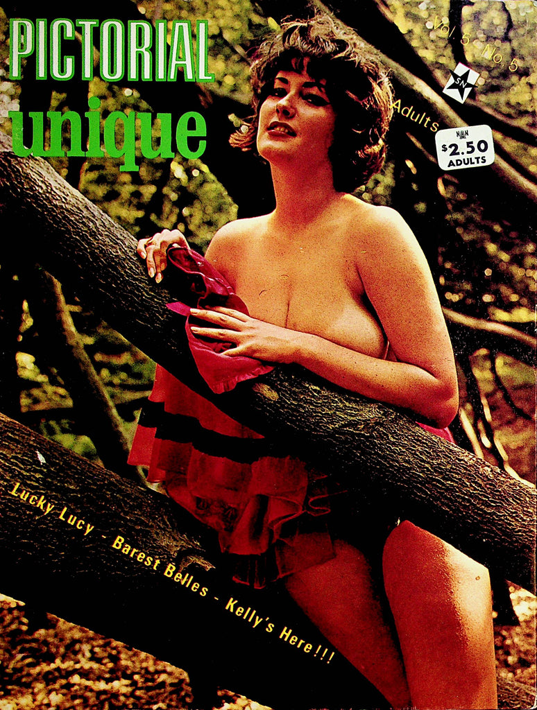 Pictorial Unique Magazine   Lucky Lucy / Barest Belles  vol.5 #5  1967     072923lm-p