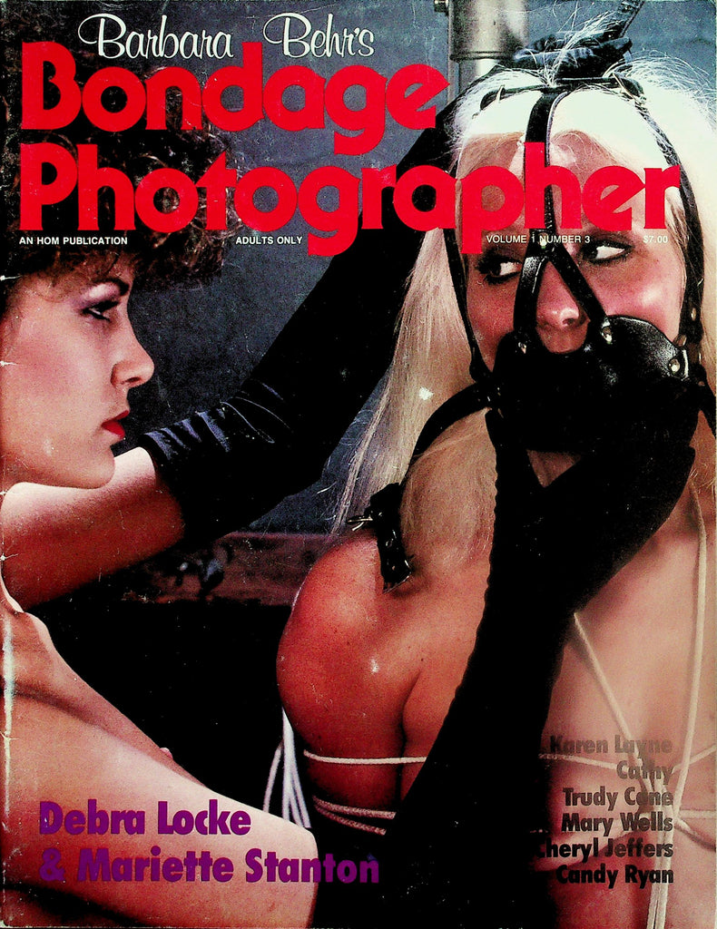 Barbara Behr's Bondage Photographer Magazine  Debra Locke & Mariette Stanton    vol.1 #3 1984 by HOM     120625lmp