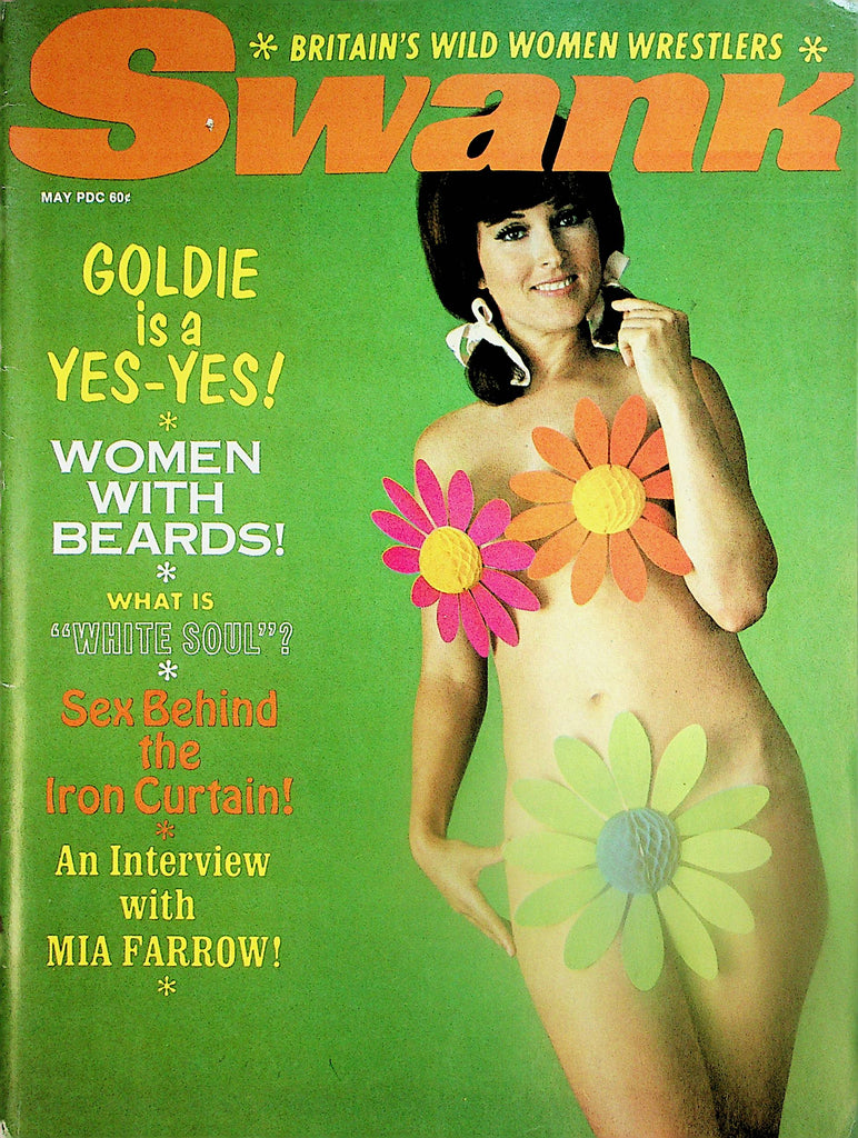 Swank Magazine   Centerfold Girl Roberta / Goldie Hawn / Mia Farrow  May 1969   121224lm-p