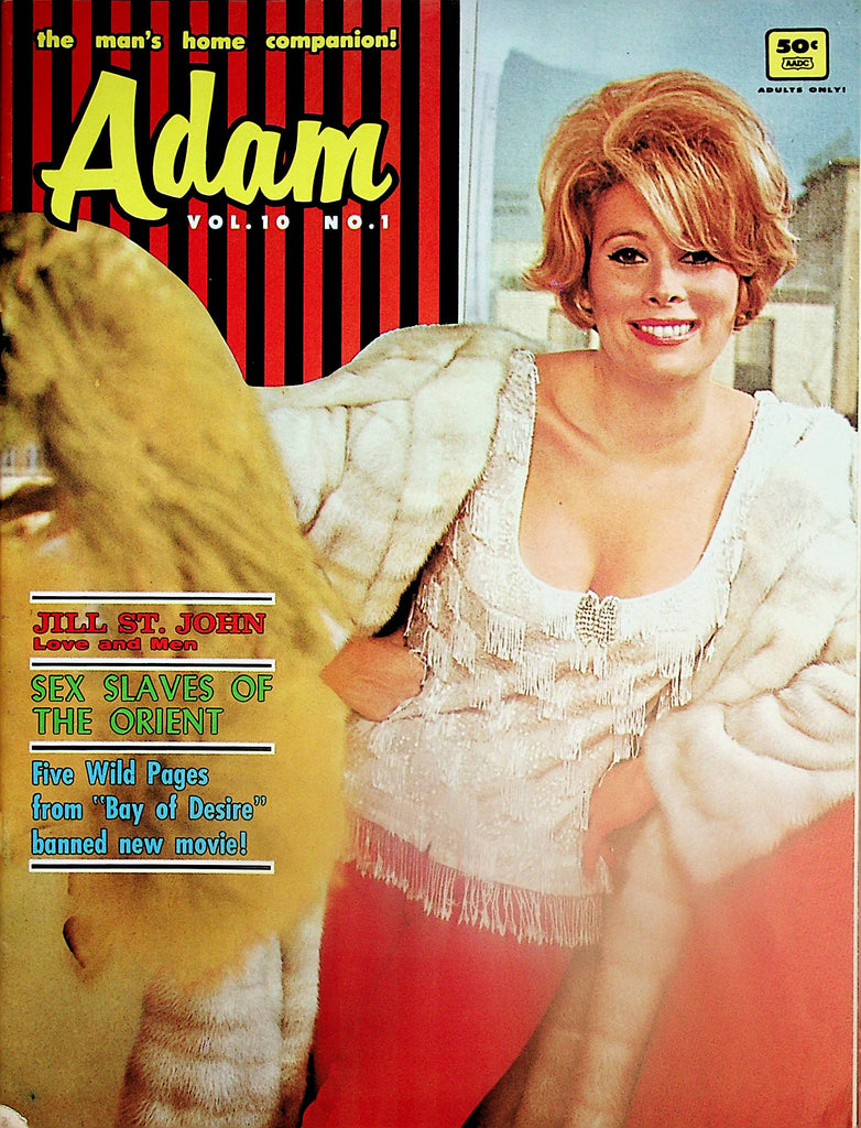 Adam Vintage Magazine  Jill St. John  w/cf   vol.10 #1   1966   061924lm-p2