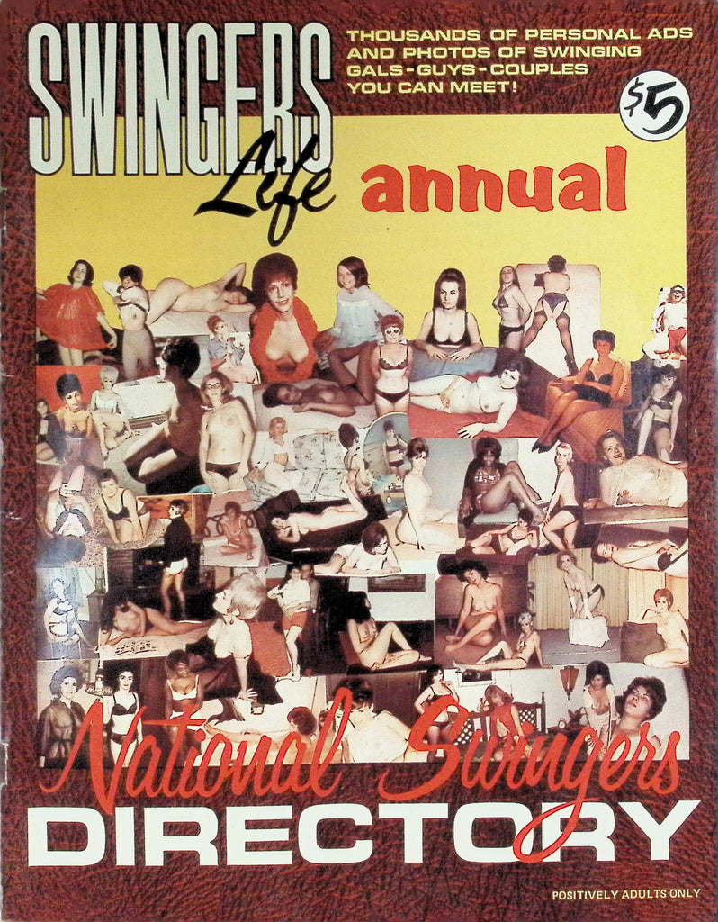 Swingers Life Annual Magazine 1972 National Swingers Direcotry  091426LLP