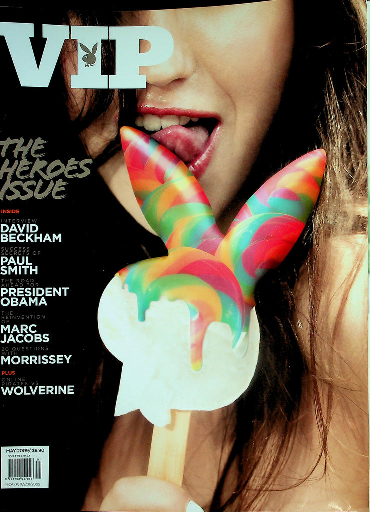 Playboy VIP Magazine  The Heroes Issue  Centerfold Girl Sabina / David Beckham Interview/ President Obama   May 2009      030926lmp