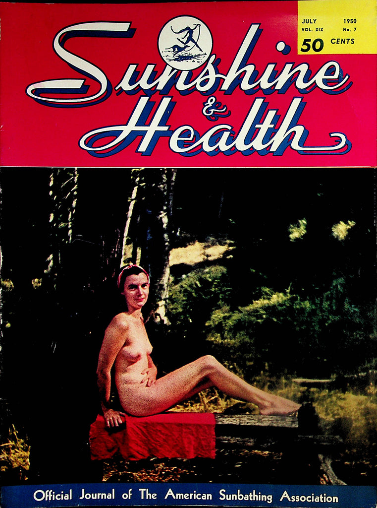 Sunshine & Health Nudist Magazine  July 1950   052824lm-p