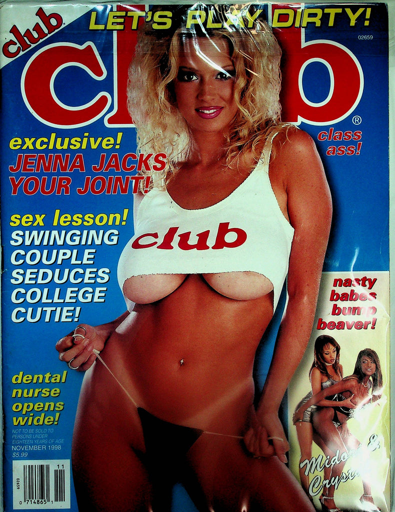 Club Magazine  Exclusive! Jenna Jameson Jacks Your Joint!  November 1998     090725lm-p