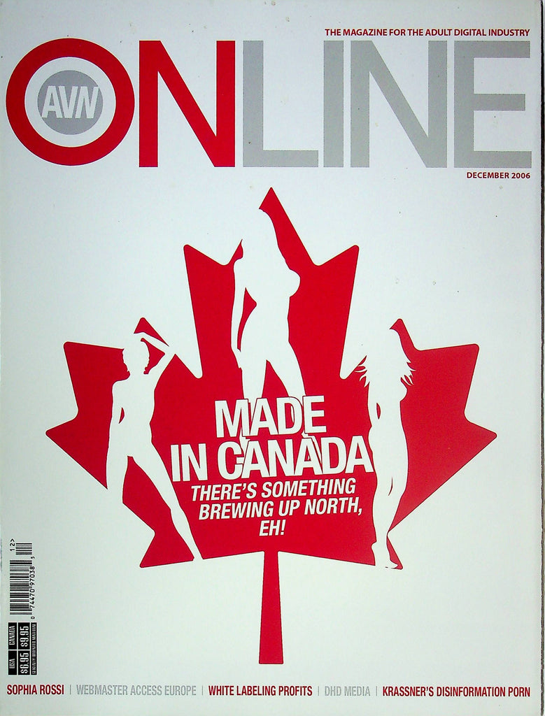 AVN Online Men's Magazine Made In Canada Special Ft. Sophia Rossi December 2006 061924RP