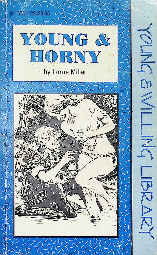 18+ young & Horny by Lorna Miller YW-122 1986 Adult Novel-050124AMP