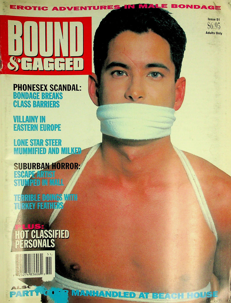 Bound & Gagged Gay Magazine  #51  March 1996    011626lmp