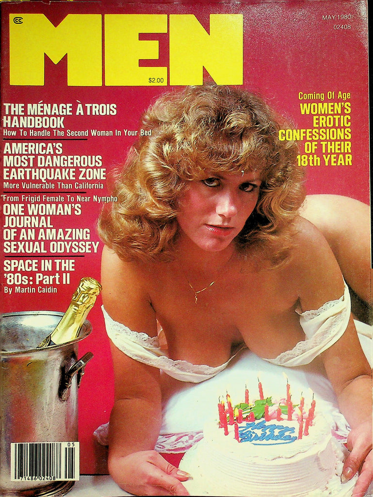 Men Magazine   The Menage A' Trois Handbook / Centerfold Girl Chris Hogan  May 1980   033126lmp